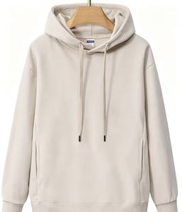 <span class=keywords><strong>Felpa</strong></span> con Cappuccio RNSHANGER da <span class=keywords><strong>Uomo</strong></span>, Tinta Unita, Casual, con Cappuccio Foderato, Vestibilità Ampia, Oversize, Nera - Product Image 3