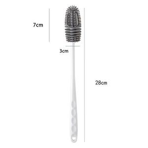 Brosses de nettoyage en silicone à long manche, nettoyants spéciaux pour biberons et mixeurs, brosses magiques pour éliminer les taches - Product Image 2