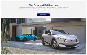 Divisor de labios de parachoques delantero para Mustang Mach-E 2021 2022 Select /Premium/ Californ Protection Splitter Spoiler, negro brillante - Product Image 4