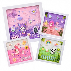 Kit <span class=keywords><strong>de</strong></span> Pintura Creativo para Niños, Manualidades, Plástico 3D, Pegamento en <span class=keywords><strong>Crema</strong></span>, Marco <span class=keywords><strong>de</strong></span> Fotos, Mini Paisaje, Juguete para Niñas <span class=keywords><strong>de</strong></span> Jardín <span class=keywords><strong>de</strong></span> Infancia - Product Image 1