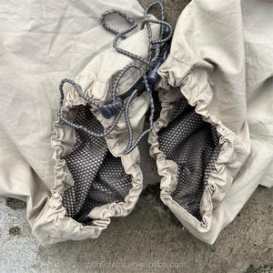 Custom Pants Manufacturer Zip Off at the Knees Shorts Blank Hem Adjustment <b>Cord</b> Straight Leg Sweatpants With Mesh - Product Image 3