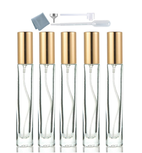 Botella de Vidrio para Perfume Personalizada, en Forma Cilíndrica Redonda, de 10ml, 30ml, 50ml y 100ml, en Oferta - Product Image 1