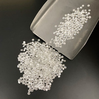 Prix d'usine blanc rond brillant coupe Moissanite diamant petite taille 1mm-3mm pierres précieuses en vrac