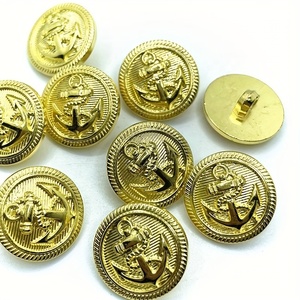 Vòng retro nút đồng thau nhựa ABS cổ vàng Neo Mô Hình Báo Chí đồng người đàn ông nút áo sơ mi - Product Image 4