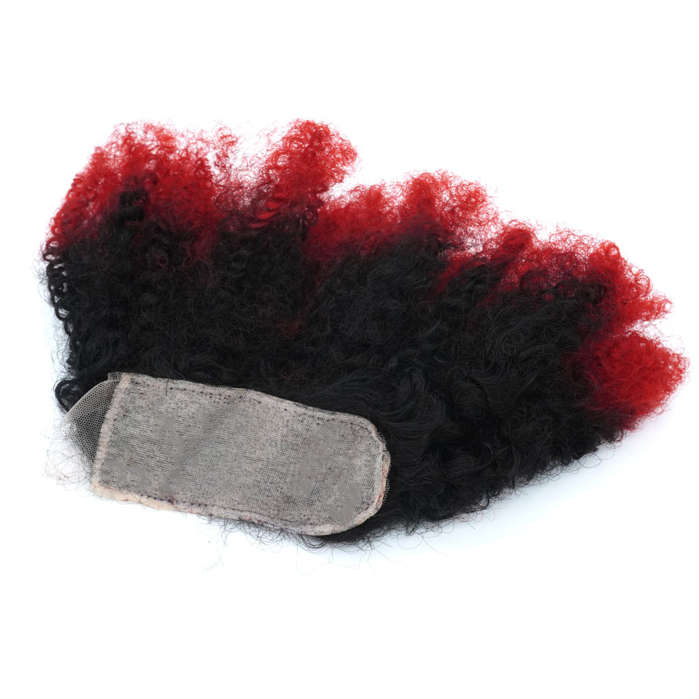 Vast Hair KAMA Soft Futura Hair Blended Bundles Afro Kinky Mixed Blended Human Hair with Closure for Women's Custom Wigs thumbnail 3
