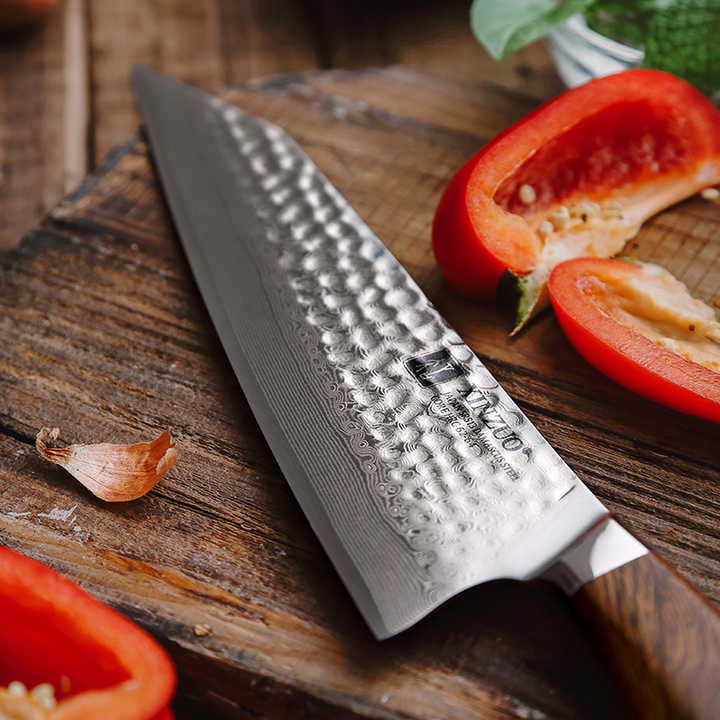 人気ブランドからコーディネートを探す Knife Chef Series B32D Xinzuo - Steel Damascus 13 SRS Layers 49 ヴァイスシュヴァルツブラウ