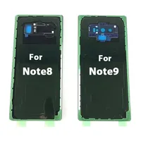Boîtier de couverture arrière de porte de batterie en verre pour Samsung Galaxy Note 8 9 couvercle de boîtier de batterie arrière