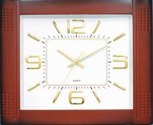 Design rétro alimenté par batterie bureau quartz 3D décoration de la maison numérique tic-tac mouvement libre station carrée <span class=keywords><strong>horloge</strong></span> murale - Product Image 3