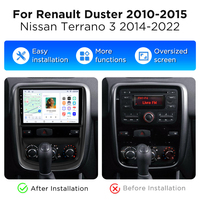 Systèmes intelligents de voiture Junsun 9 pouces 1280*720 pour Nissan Terrano 3 2014-2022, lecteur multimédia GPS de navigation automobile