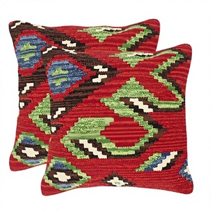 ปลอกหมอนอิง kilim คุณภาพสูงดีไซน์ทันสมัยทำด้วยมือสำหรับตกแต่งบ้านปลอกหมอนอิงขนสัตว์จากผู้ผลิตอินเดีย - Product Image 1