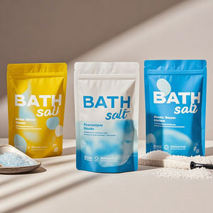 Embalaje de sal de baño de plástico autoestable resellable Bolsa de plástico Embalaje de océano natural Bolsa de sal marina - Product Image 1
