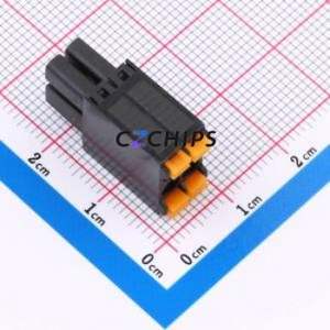 MX15EDGKNH-3.5-2*02P-BK01-Cu-A Plug-in Terminal Block P=3.5mm Connector Plug 2x2P 3.5mm Black - Product Image 1