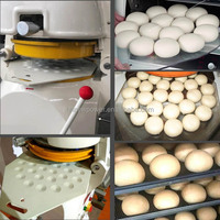 Machine automatique de division et de façonnage de pâte pour pains à burger, petite machine de découpe et de façonnage de boulettes de pâte