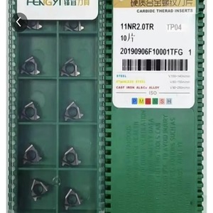 Fengyi 11nr2.0tr TP04 Carbide công cụ cắt 11 bên phải tay nội bộ taperzial 2.0 Pitch <span class=keywords><strong>TR</strong></span> <span class=keywords><strong>threading</strong></span> OEM tùy chỉnh - Product Image 1