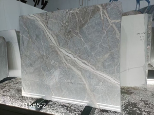 Fior <span class=keywords><strong>Di</strong></span> pesce lastre <span class=keywords><strong>Di</strong></span> marmo grigio chiaro pietra naturale con venature bianche per <span class=keywords><strong>il</strong></span> rivestimento della parete del bagno <span class=keywords><strong>Di</strong></span> casa e piastrelle del pavimento - Product Image 4