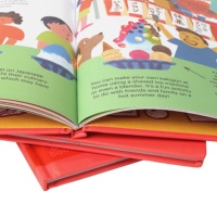 Impression de livres professionnels, papier et carton personnalisés, couverture rigide durable, livre d'histoires pour enfants pour la lecture en famille avant le coucher