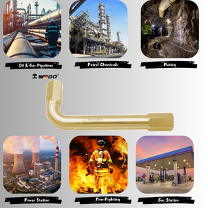 WEDO BAM GS FM Certificate <strong>Non</strong>-<strong>sparking</strong> Aluminium Bronze Beryllium Copper <strong>Hex</strong> <strong>Key</strong> Wrench - Product Image 5