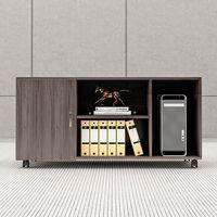 Ensemble de chaise de bureau et bureau en L moderne et minimaliste pour cadres, en bois sans peinture
