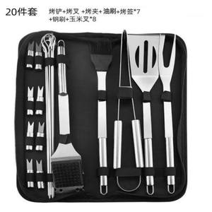 Ensemble d'outils de barbecue d'extérieur, ensemble combiné pour grillades, outils de grillade en acier inoxydable - Product Image 5
