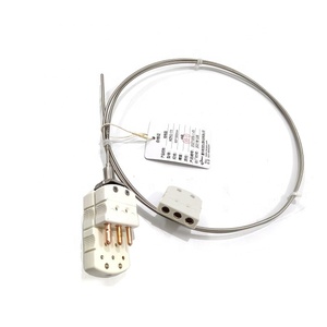 Single Double <strong>Elements</strong> <strong>RTD</strong> PT100 Temperature Sensors with Connectors - Product Image 5