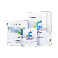 Peinture de finition automobile JINGCAI 2K, vernis transparent en spray, séchage rapide, à base d'eau, couleur vive longue durée, peinture automobile transparente