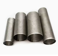 Pipa Spiral Berpori, Pipa Jaring Logam Berpori, Pipa Pengontrol Pasir Minyak, Inti Filter Logam Berlubang, Kerangka Filter
