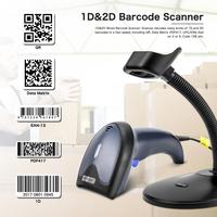 Lecteur/Imager de codes-barres 2D QR automatique USB CMOS Tinkma certifié ROHS, portable, filaire, pour supermarché