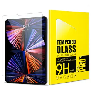 Защита экрана для iPad Pro 11 2020 и 2021, твердость 9H HD прозрачное закаленное стекло без пузырьков для ipad mini 6 9th 10,2