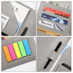 Groothandel A4 Draagbare Lederen Portfolio Custom Printen Bestand Map <span class=keywords><strong>Multi</strong></span> Functie File <span class=keywords><strong>Organizer</strong></span> - Product Image 5