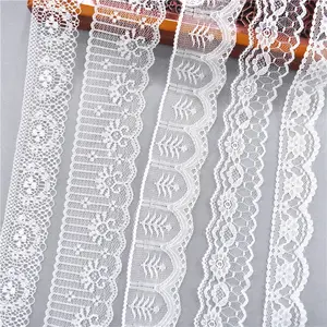 DIY crafts/wedding/Lace ribbon gift wrapping White Lace Ribbon Wide french african lace fabric