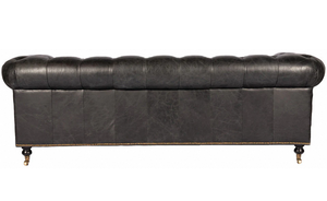 Sofá Chesterfield de 2 Plazas de Calidad Premium Hecho con Cuero Lujoso, Perfecto para la Sala de Estar, Comodidad y Elegancia en el Hogar - Product Image 5