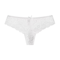 U489 slips transparents taille basse dentelle nœud Culotte en dentelle sous-vêtements sexy culotte en dentelle pour femmes avec nœud