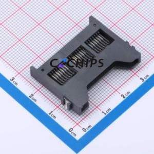 HYCW06-XQD21-530B SD Card / Memory Card Connector SMD Connector Plug-In Type XQD Card Card Holder Without - Product Image 1