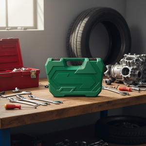 Jeu de douilles métriques 32 pièces 1/2 pouce avec clé à cliquet et rallonges pour réparation automobile et usage domestique - Product Image 2