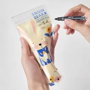 Sacs à <span class=keywords><strong>lait</strong></span> maternel réutilisables - Pochettes de conservation épaisses refermables avec marques de mesure - Product Image 3