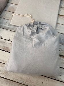 Funda nórdica minimalista, funda de almohada, juegos de cama, 100% de tela de cáñamo, 3 uds. - Product Image 3