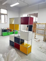 Umweltfreundlicher Edelstahl-Modulschrank, Möbel für Zuhause, Rostfreie Langlebige Aufbewahrungslösung