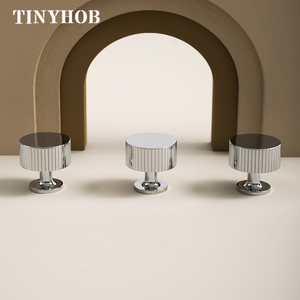 Chrome brillant lignes Verticales En Laiton Massif Tiroir Boutons T bar Poignée Chambre Poignées D'armoires de Cuisine Porte Poignée C-4449 - Product Image 3