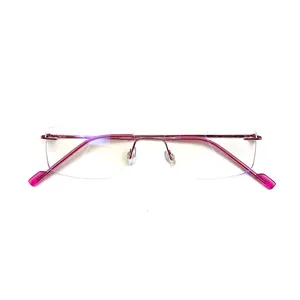 高品质超轻柔性无框镜框光学眼镜