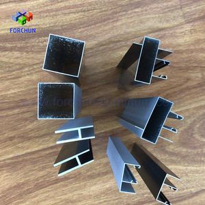 Profils de fenêtres coulissantes en aluminium naturel anodisé noir, cadres de portes en aluminium, Pérou, Perfil De Aluminio Para Ventanas - Product Image 2