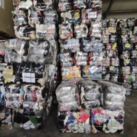 Bales Kaos Bekas Musim Panas Campuran Wanita, Pakaian Bekas, Karung Besar, Pasokan Pabrik China, Stok Banyak