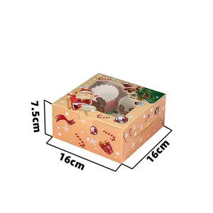 क्रिसमस केक बॉक्स क्रिसमस के लिए उपहार बॉक्स का इलाज