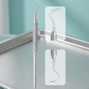 Sonda exploradora dental, instrumento de clase I, manual, con certificación CE, equipo para limpieza y relleno dental a bajo precio - Product Image 4