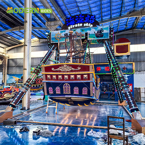Moderna Atracción de Barco Pirata de Fibra de Vidrio de Diseño Innovador para Niños, para Parques de Diversiones, Interiores y Exteriores, Luna Park - Product Image 2