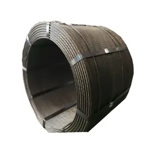 Fábrica de productos de acero de alta resistencia, hilo de alambre/pc de acero 82B 12.7mm/9.53mm tamaños precio