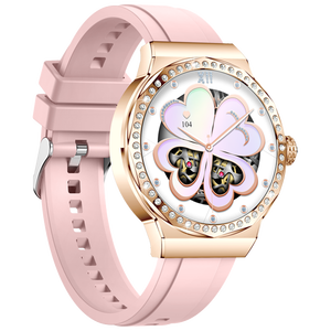 Jam tangan pintar wanita terbaru, jam tangan pintar wanita terbaru, layar 1.27 inci resolusi tinggi, Monitor detak jantung, tekanan darah, IP67, anti air, pelacak siklus wanita - Product Image 4