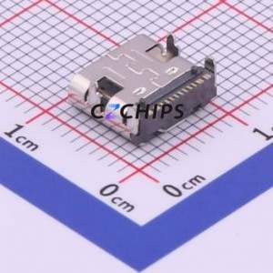 KH-TYPE-C-16P-T USB Connector SMD Connector ( Connector Type: Type-C )( Gender: Female )( Mounting Type: Horizontal Mount ) - Product Image 2