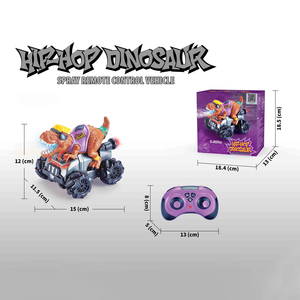 Voiture télécommandée dinosaure rechargeable avec lumières, musique et pulvérisation, véhicule électrique tout-terrain pour enfants, idéal pour l'intérieur et l'extérieur, cadeau d'anniversaire - Product Image 6