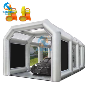 Grande tente gonflable imperméable de salon commercial d'abri de stationnement de voiture pour la protection extérieure de stationnement - Product Image 1