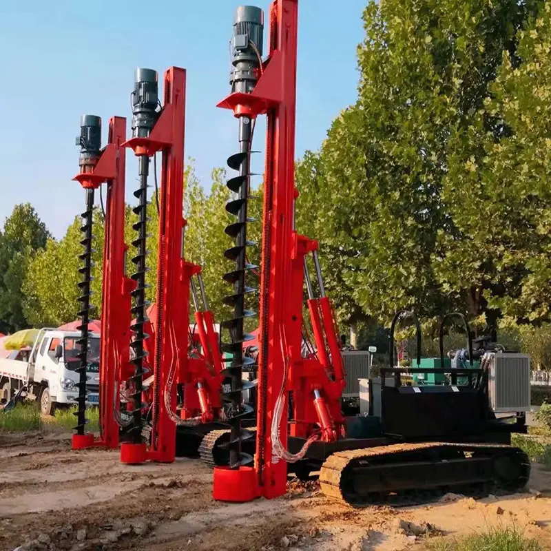 Driver Pile Helical Screw Ramm gerät Hydraulic Track Machine Ramm gerät 8 Tonnen